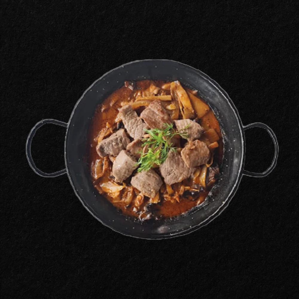 Plat Saté Bœuf