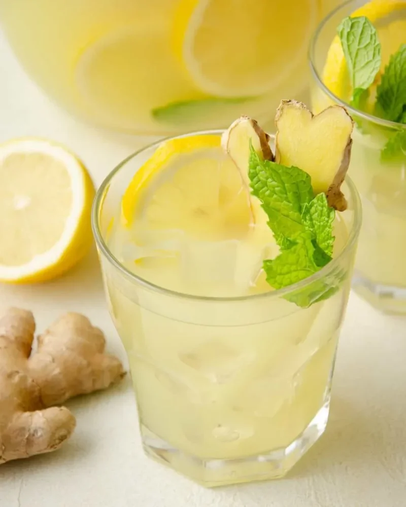 Sparkling Ginger Lemonade