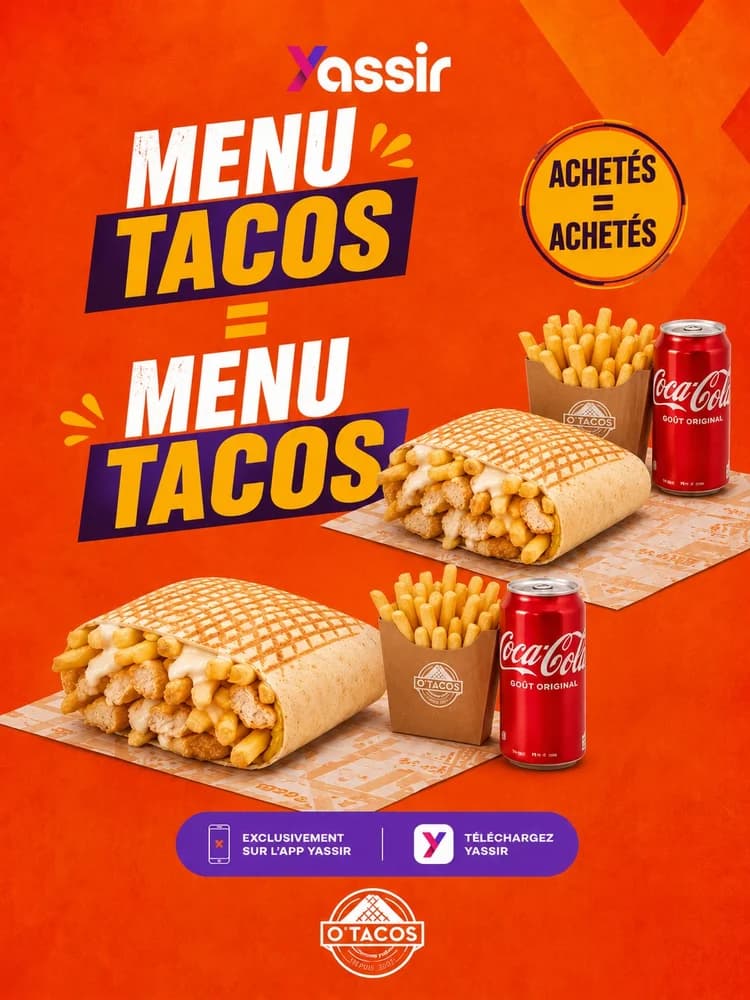 O'Tacos taille M + Boisson