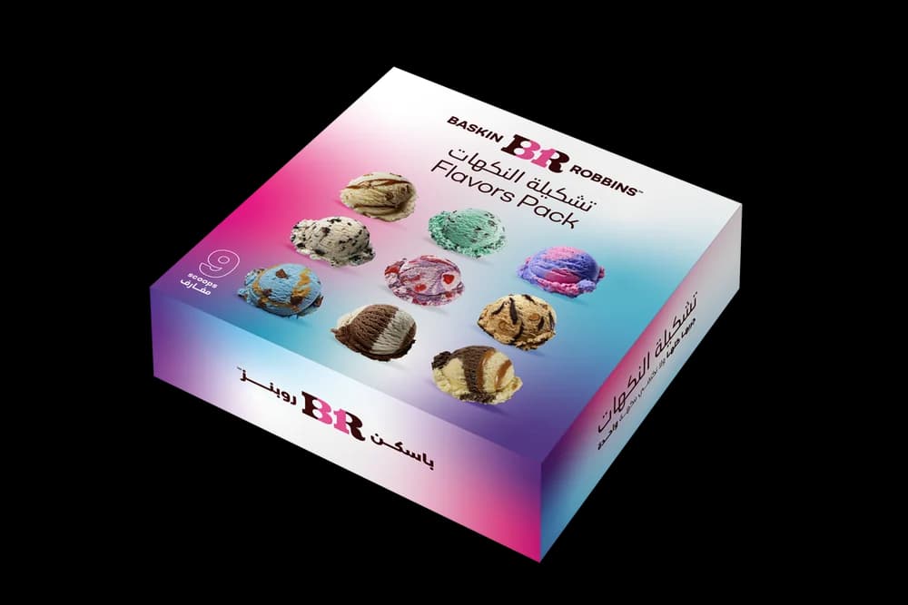Flavors Pack - Buy 7 Value Scoops & Get 2 Scoops FREE.