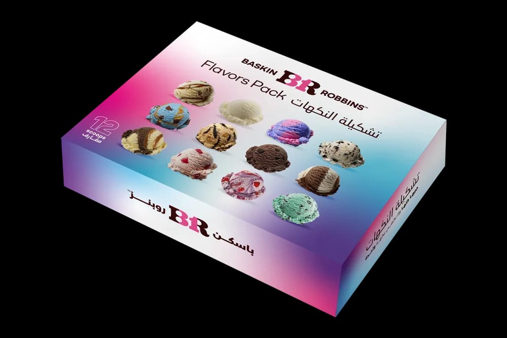 Flavors Pack - Buy 9 Kids Scoops & Get 3 Scoops FREE.