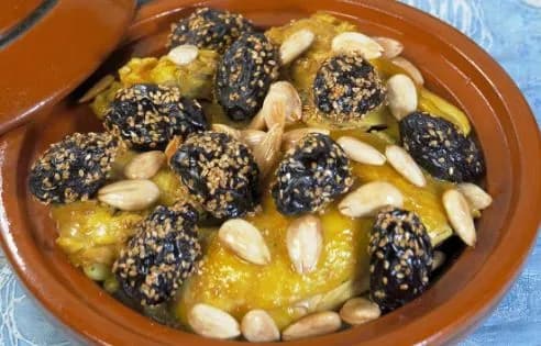 Tajine Poulet aux pruneaux