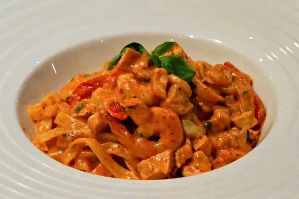 Pâtes Cajun Chicken And Shrimp Pasta