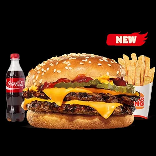 Menu Double Cheeseburger