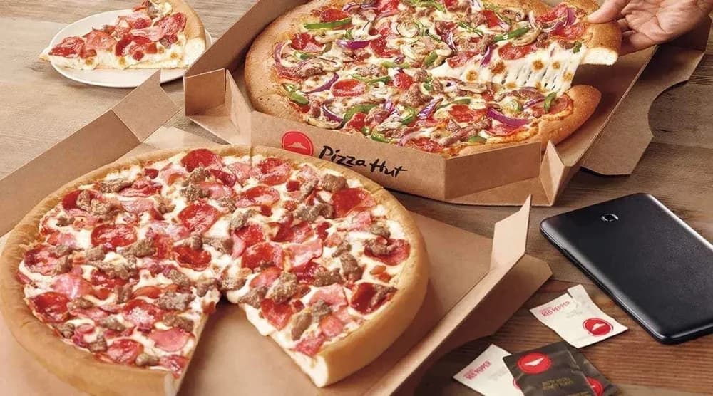 Bannière de Pizza Hut