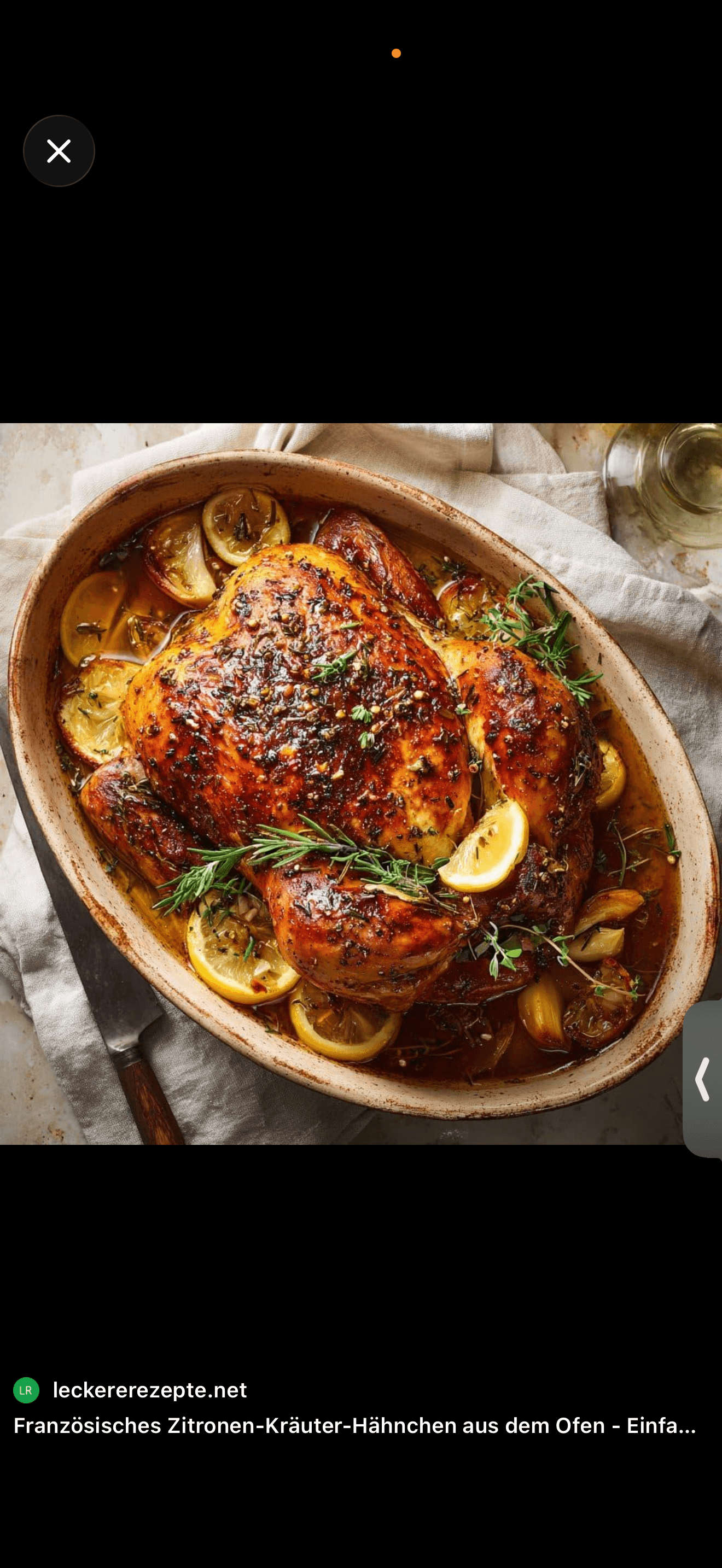 Poulet grillé au four