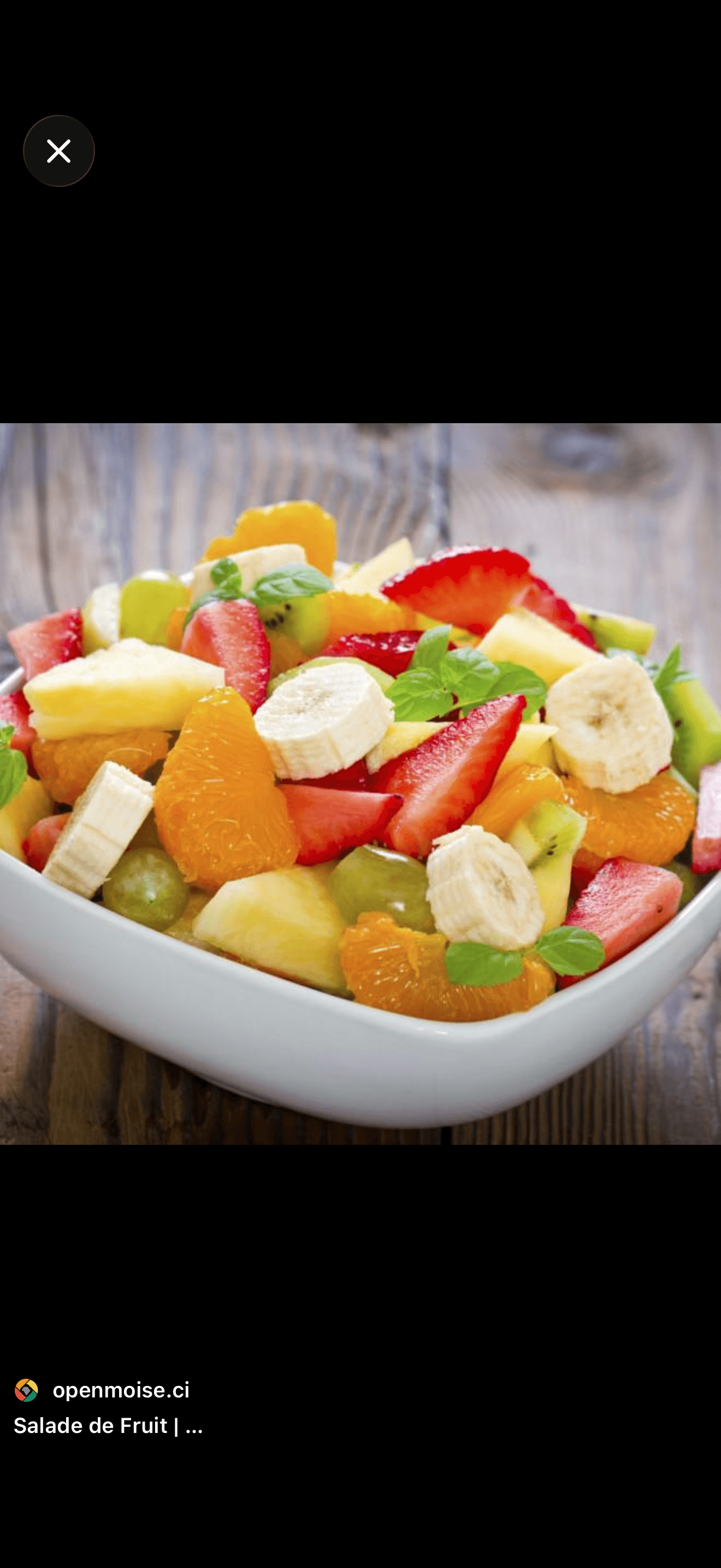 Salad mixte fruits