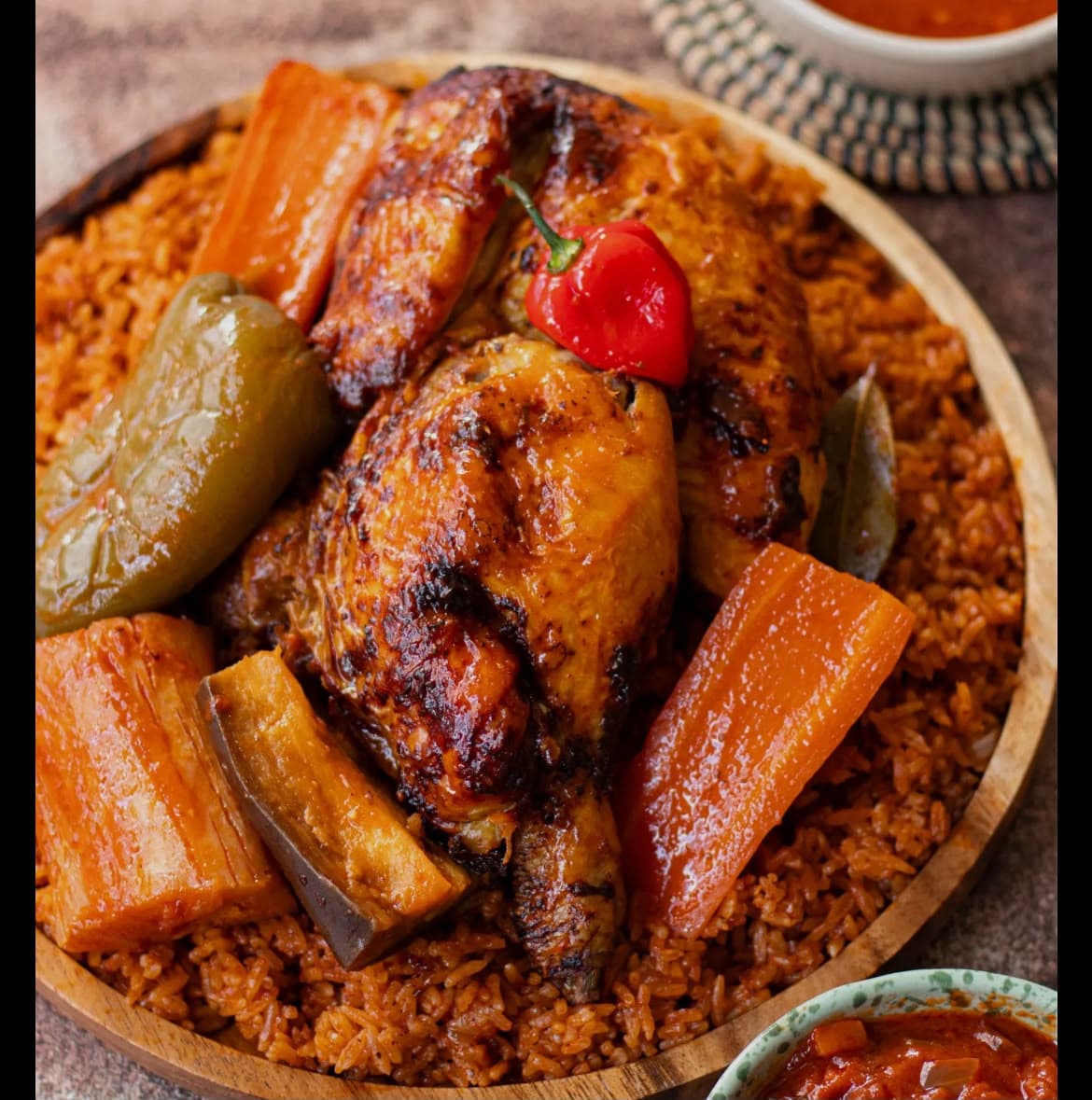 Thieboudienne rouge au poulet
