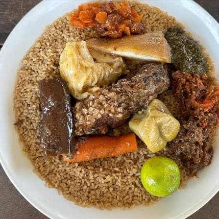 Thieboudienne blanc au poisson