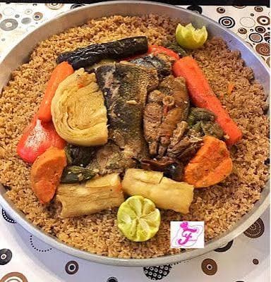 Thieboudienne rouge au poisson