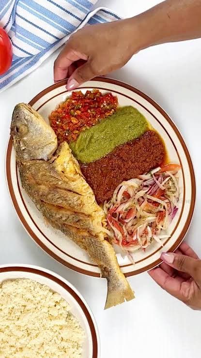 Grand Poisson Grillé et Acheke