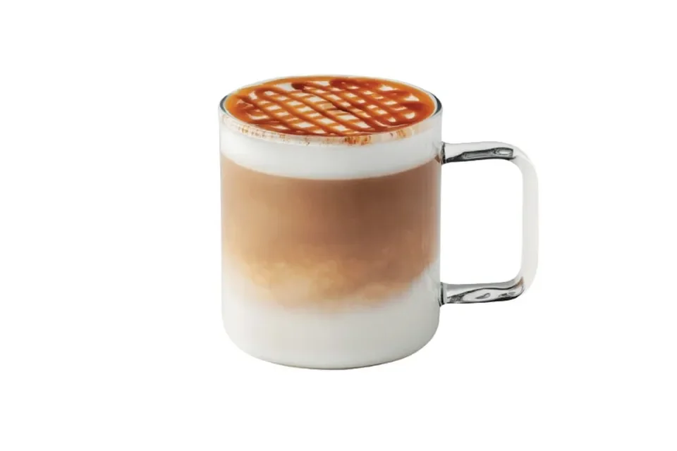 Nouveau Macchiato Caramel Chaud
