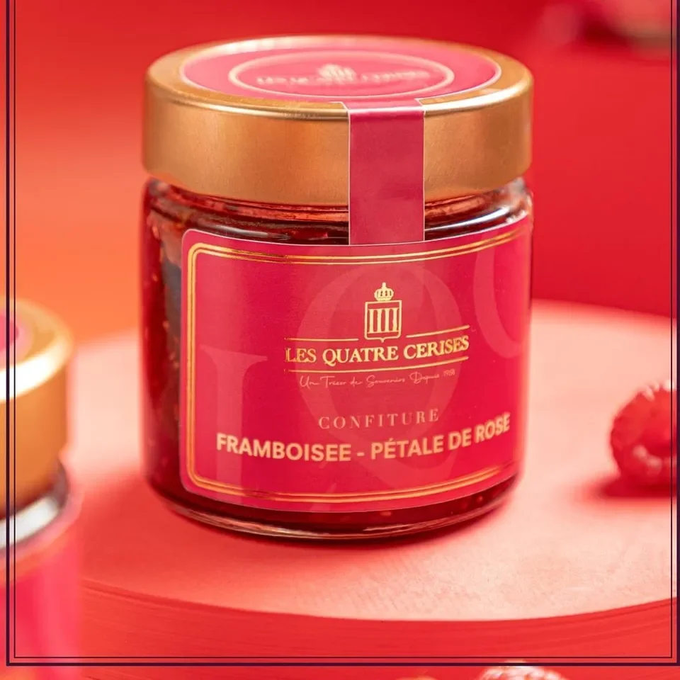 Confiture Framboise-Pétale de rose