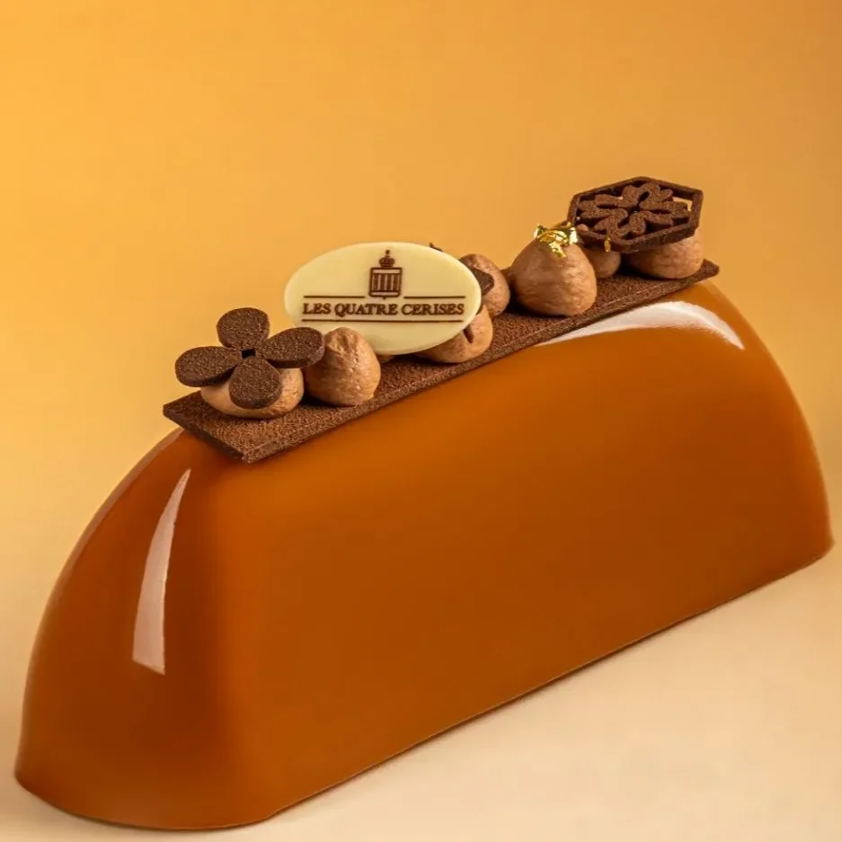 Bûche dolce caramel