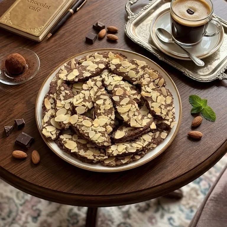 Boite sablé amande café
