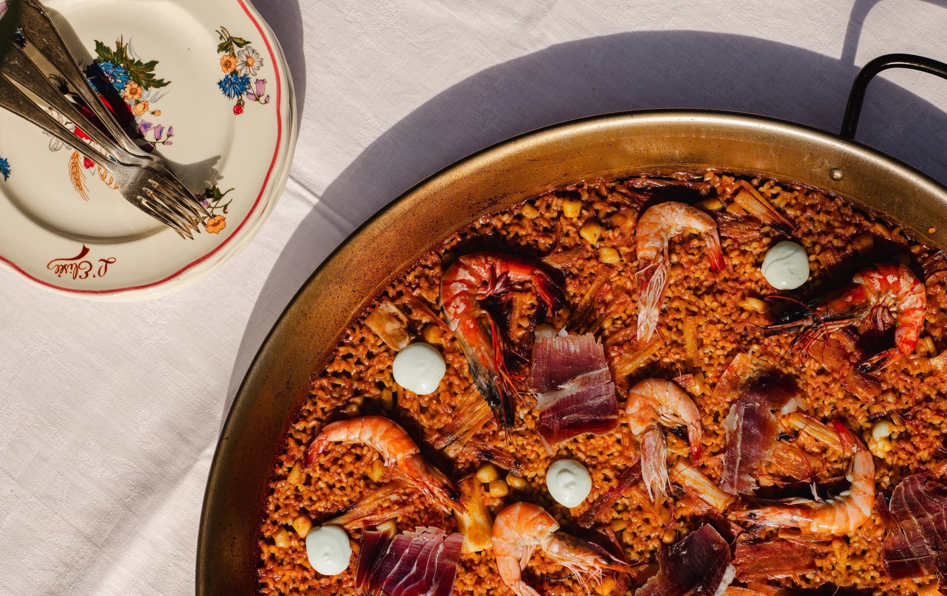 Paella Iberica, Terre & mer ( a partir de 6 personnes )