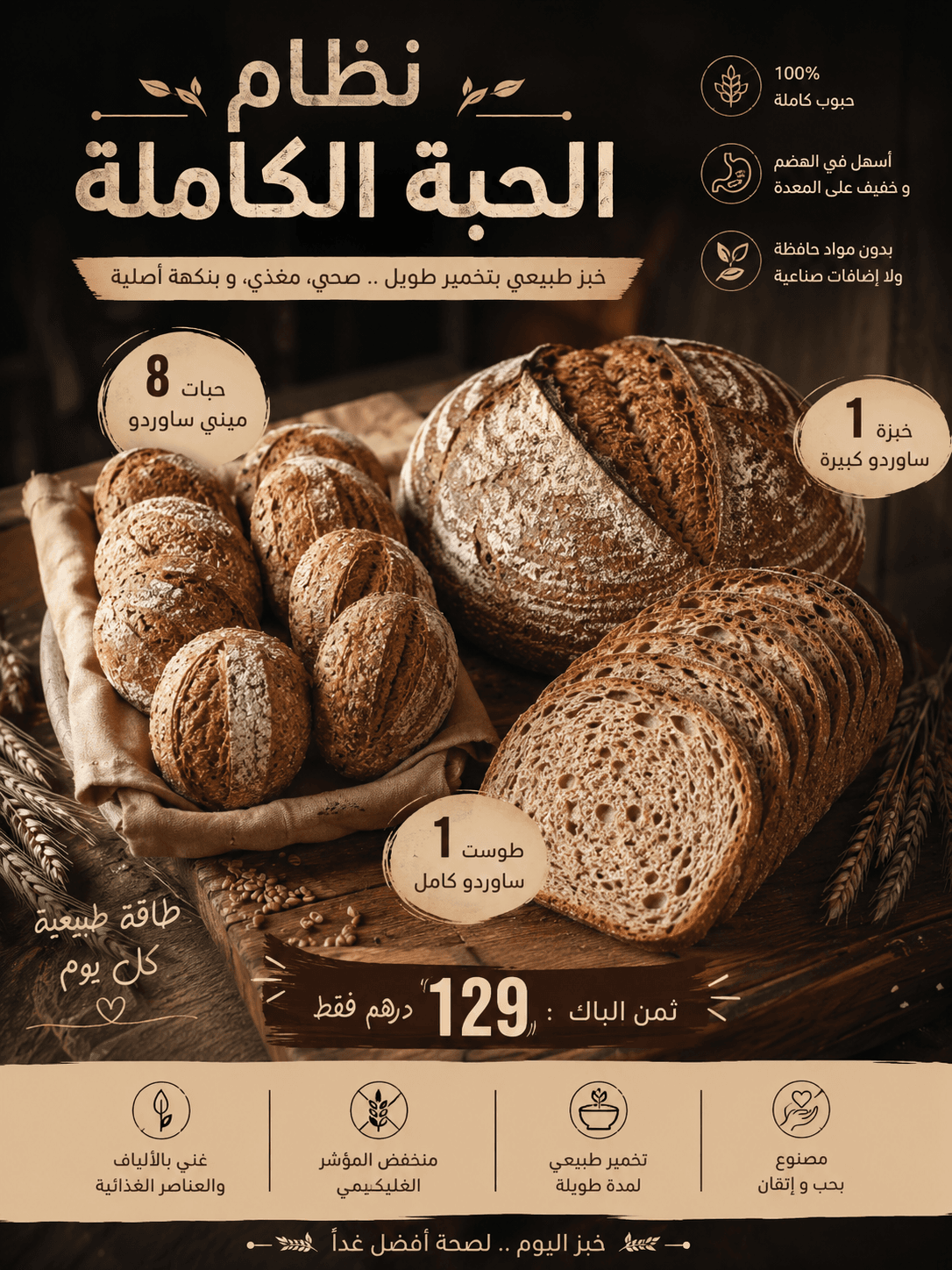 Pack sourdough complet