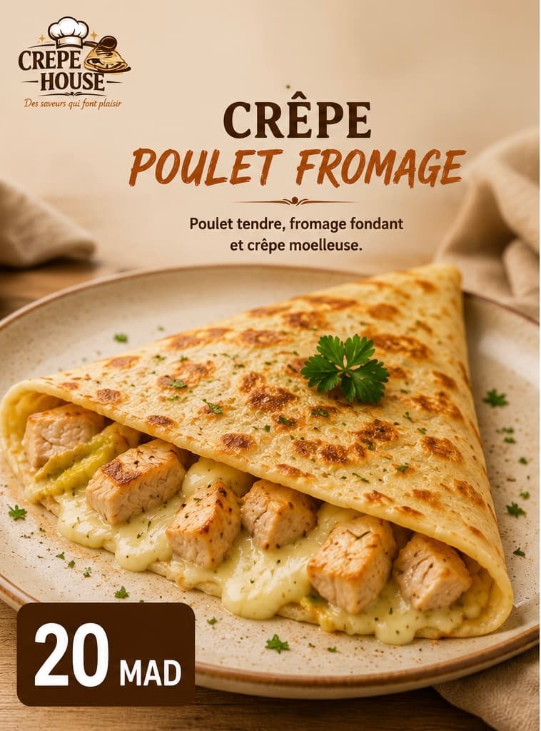 Crêpes au poulet