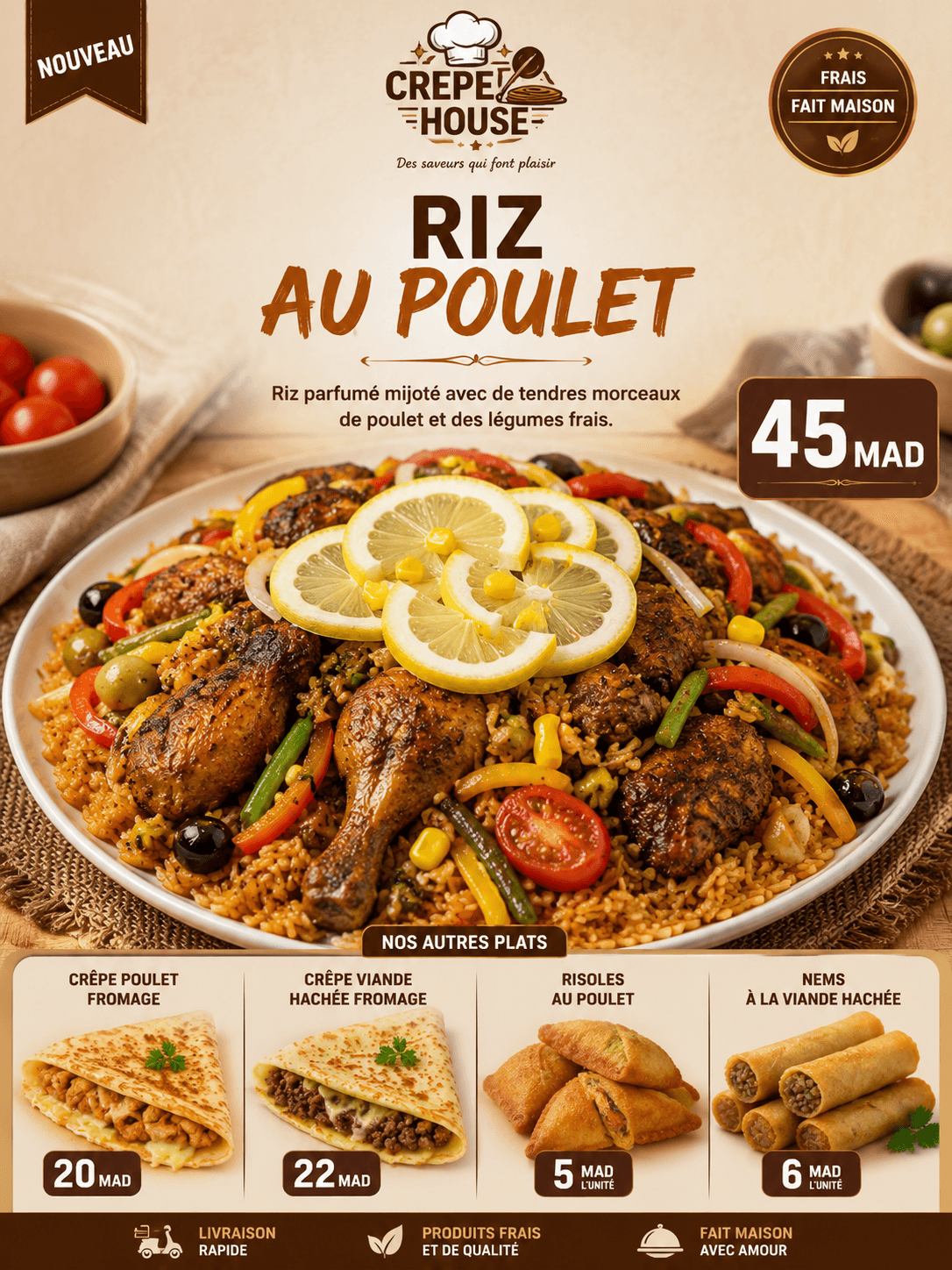 Riz au poulet