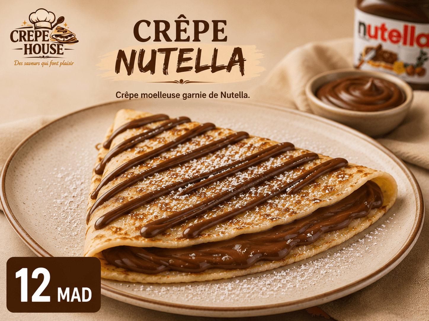 Crêpe au chocolat