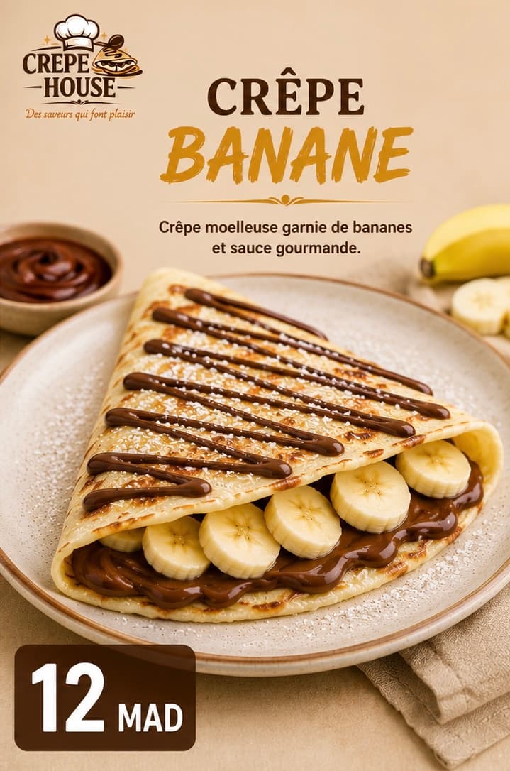 Crêpes à la banane