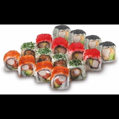 CALIFORNIA MIXTE 16 PCS
