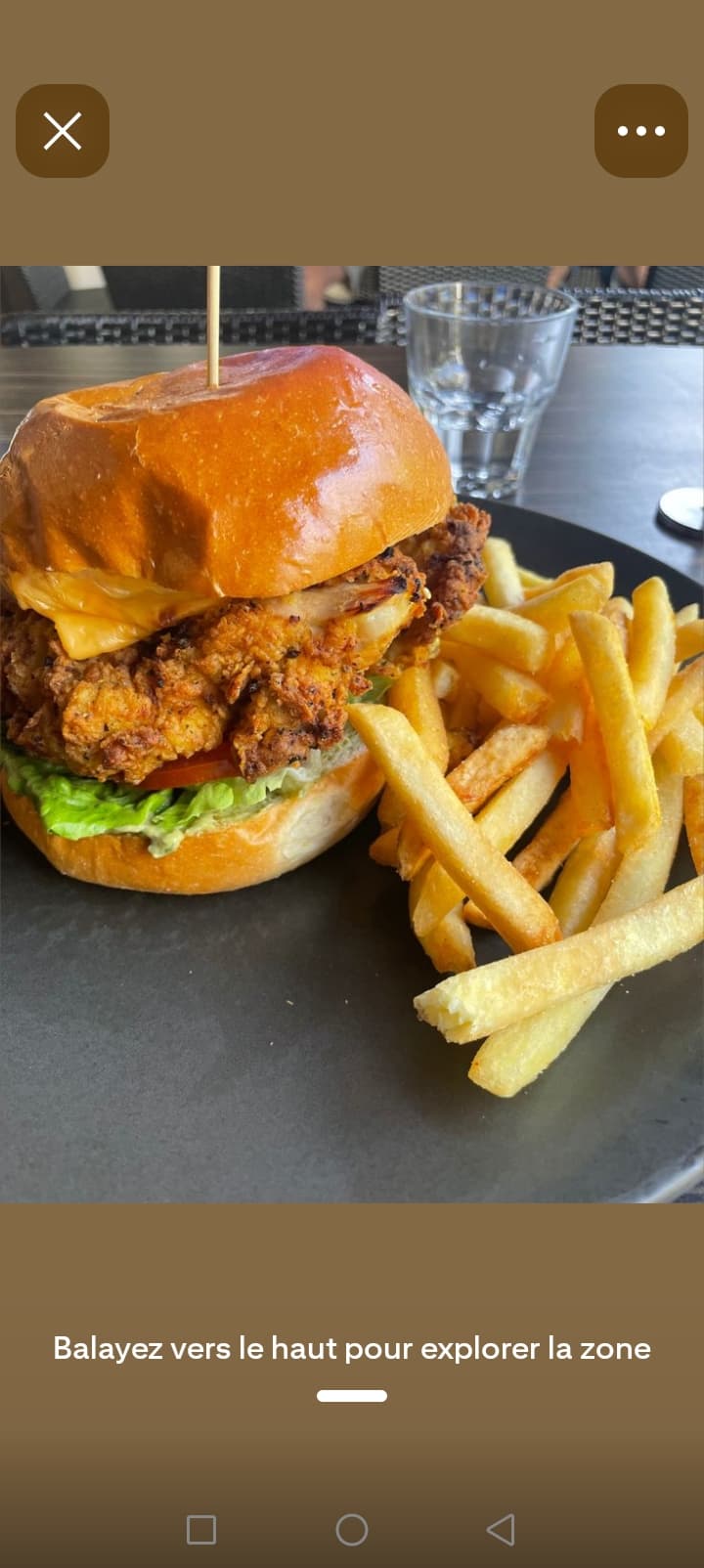 Chicken burger