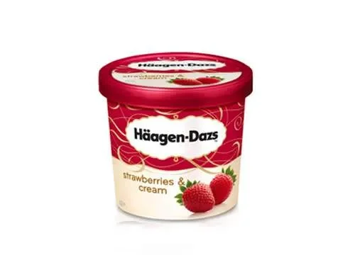 Häagen-Dazs Cup 100 ml - Strawberry & Cream