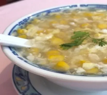 B1. Potage au poulet et au maïs
