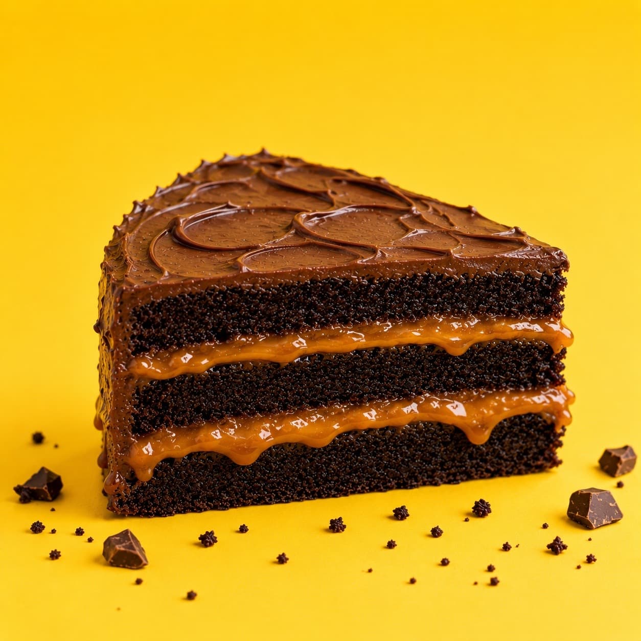 Salted caramel chocolat cake
