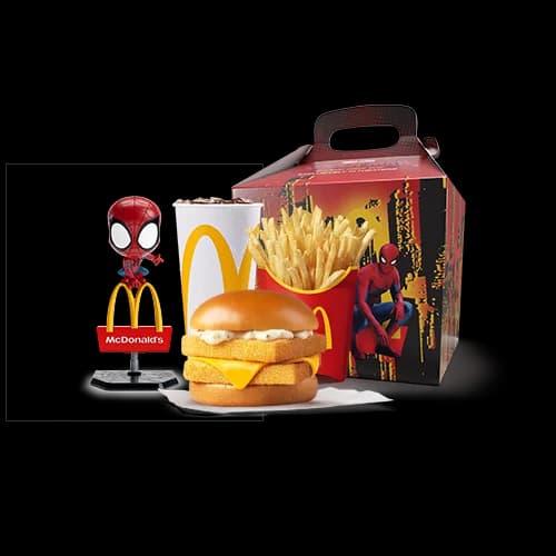 Menu Spider Man Double Filet-O-Fish®