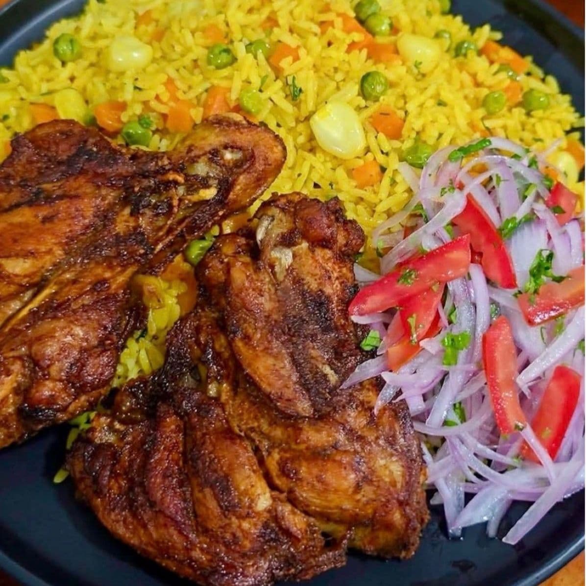 Riz cantonais au poulet