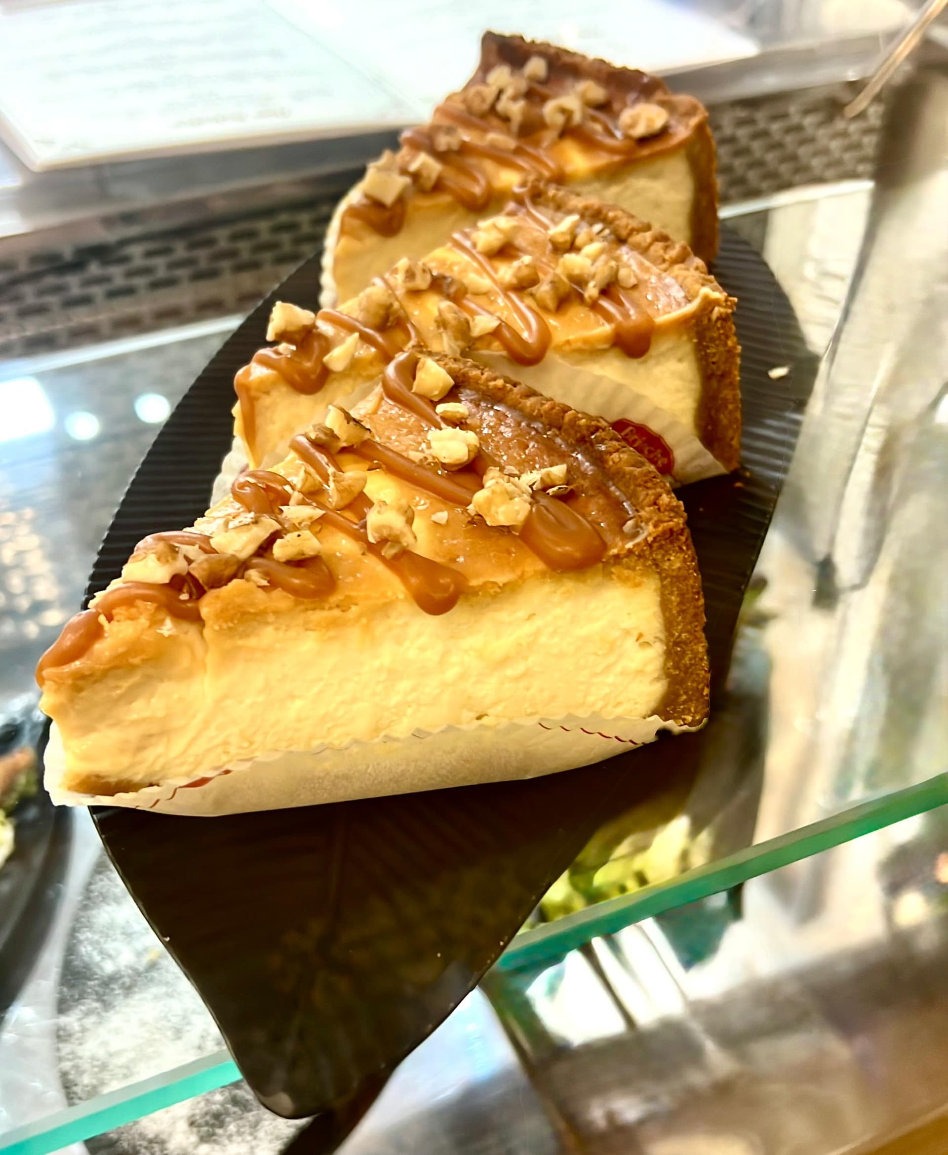 Cheesecake caramel