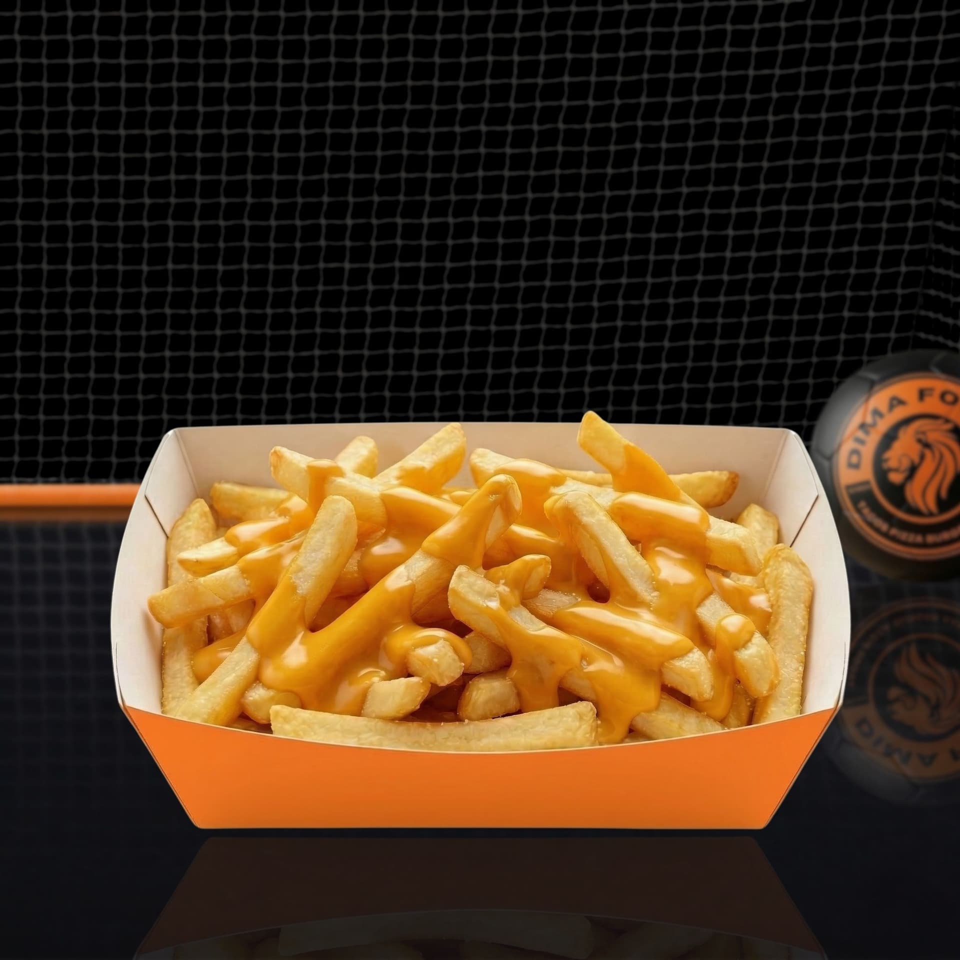 Frites fromagères